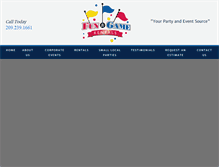 Tablet Screenshot of funandgamerentals.com